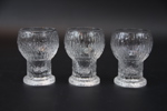 Timo Sarpaneva, snapsglas, 12 st, Kekkerit, Iittala.