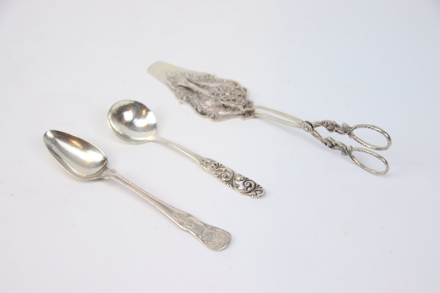 Kaktång m.m, 3 delar, silver.