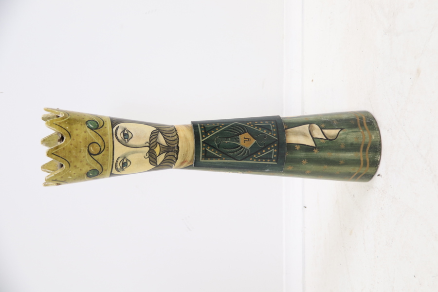 Askfat, trä/metall, Italien, 1900-talets mitt.