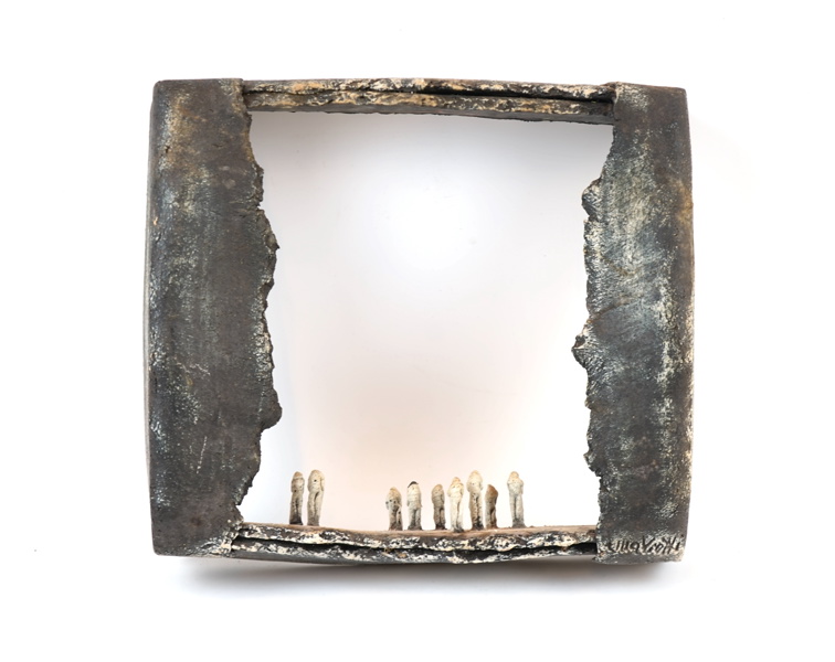 Ulla Viotti, skulptur, keramik, signerad.