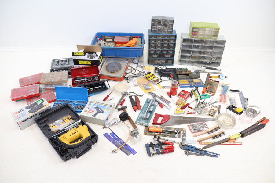 Verktyg m.m, ett parti, bl.a Bahco.