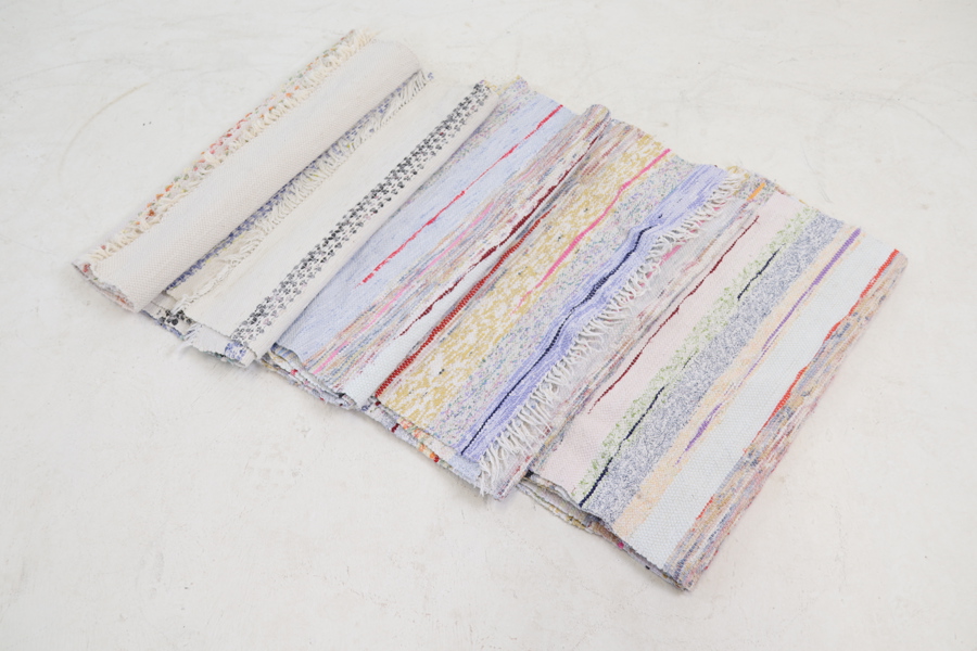 Trasmattor, 5 st, textil.