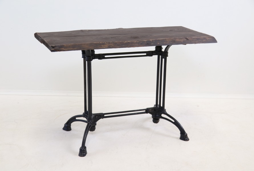 Trädgårdsbord, gjutjärn/furu.