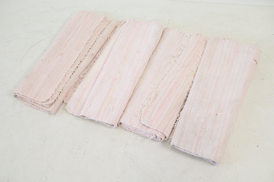 Trasmattor, 4 st, textil.