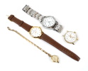Armbandsur, 4 st, bl.a Certina.