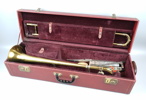 Trombon, "Oxford", Boosey & Hawkes, samt tillbehör och fodral.