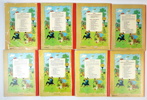Tintin, seriealbum, 8 st, varav 4 st 1:a upplaga.