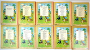 Tintin, seriealbum, 12 st, varav 2 st 1:a upplaga.