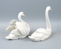 Figuriner, svanar, 2 st, porslin, Lladro.