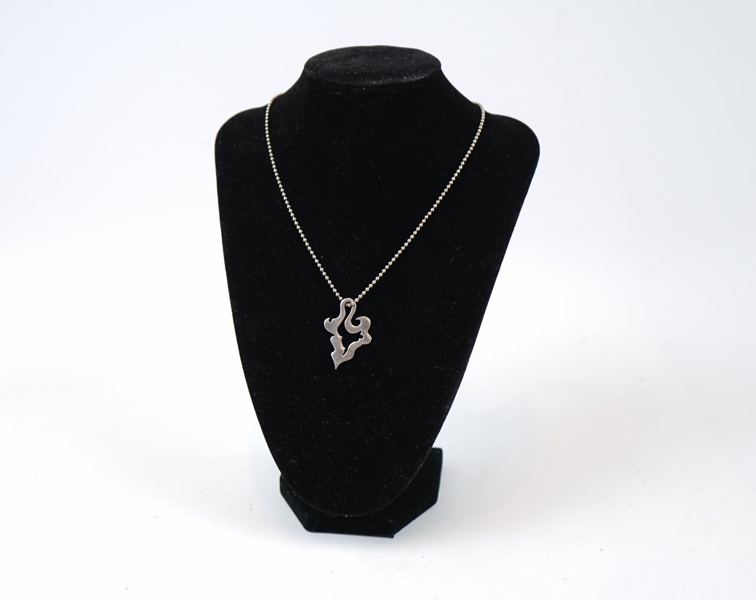 Efva Attling, halskedja med hänge, sterling silver 925.