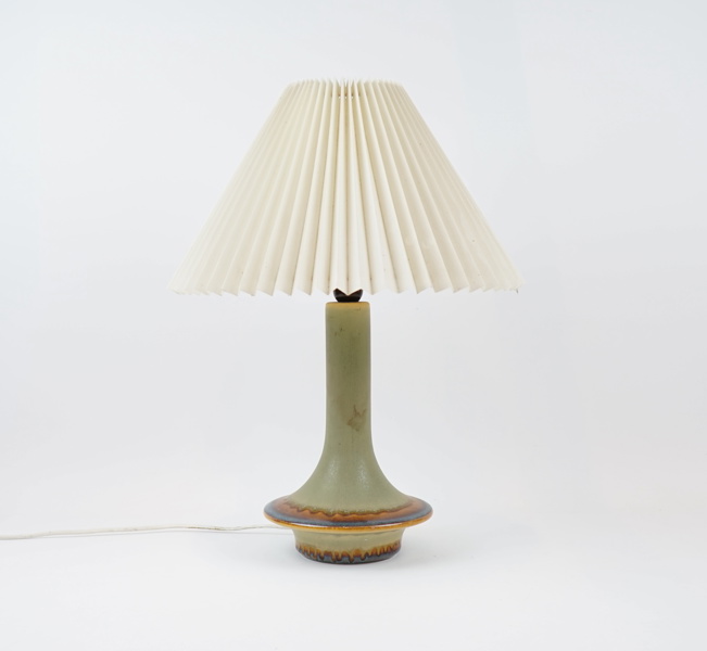 Bordslampa, stengods, Söholm, Danmark.