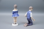Figuriner, 2 st, porslin, Bing & Gröndahl.