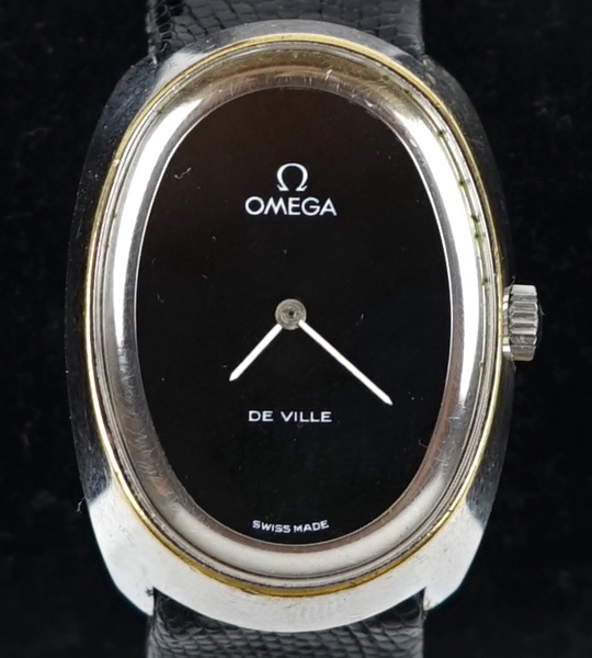 Armbandsur, Omega De Ville, manuell, stål, 1960-tal.
