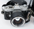 Analog systemkamera och objektiv, 3 delar,  Canon FTb.