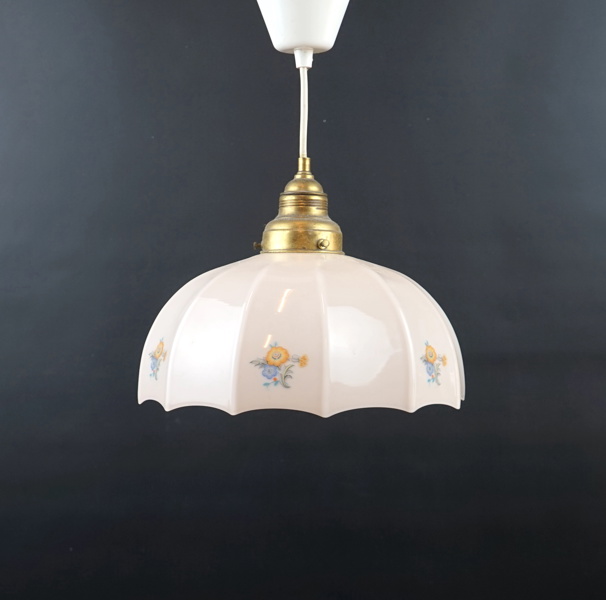 Taklampa, glas.