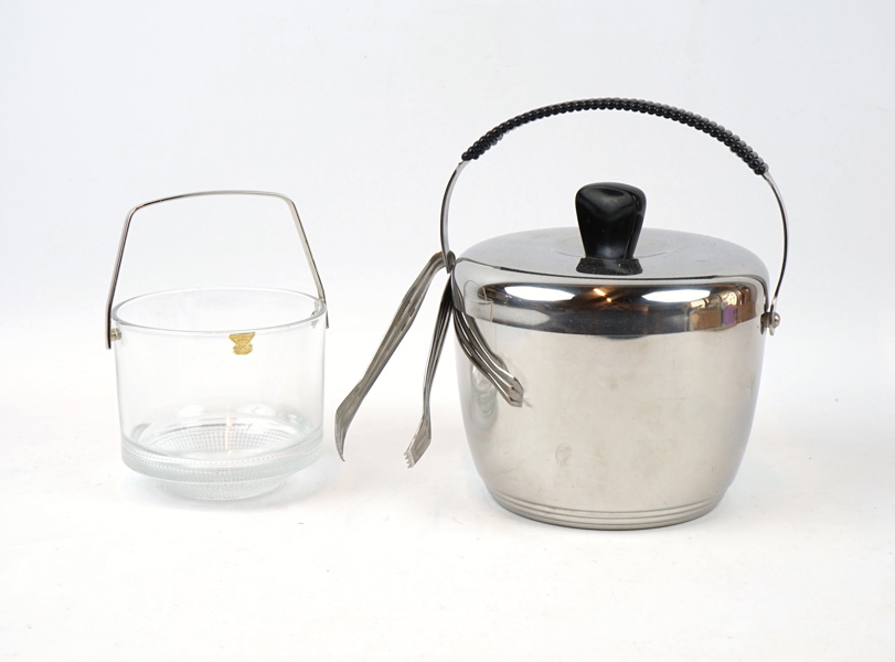 Ishinkar, 2 st, glas/rostfritt stål, Gulla Skruf och Nilsjohan ''Is-Sissi''.