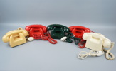 Telefoner, 5 st, plast.