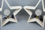 Bordsstjärnor, ett par, trä, "Lysekil", Star Trading.