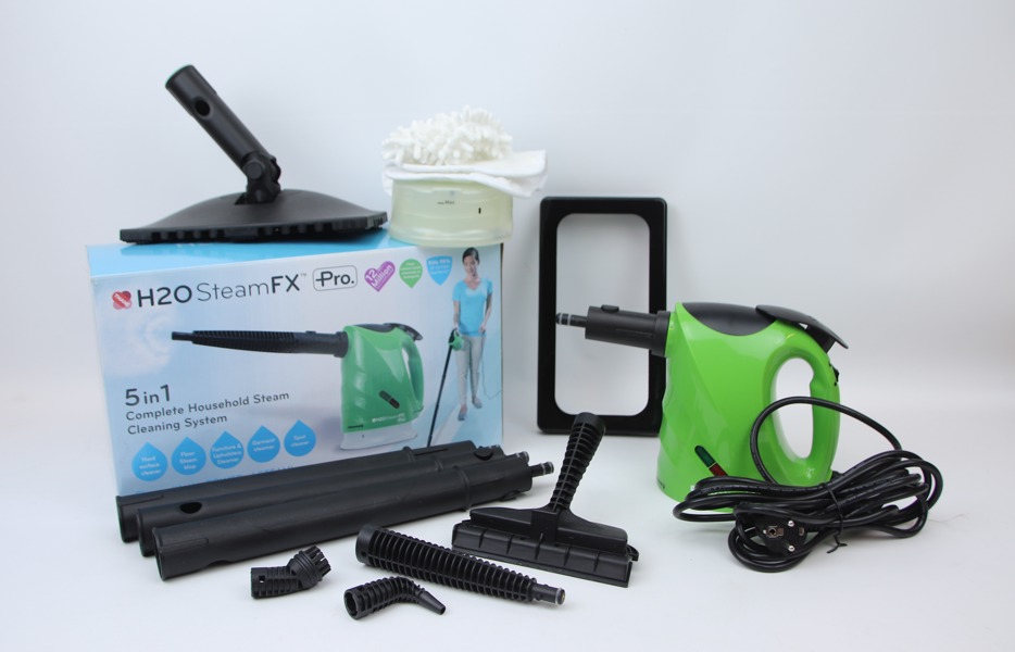 Ångtvätt, H20 Steam FX Pro, med tillbehör.