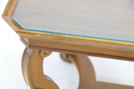 Soffbord, trä/glas.