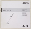 Grästrimmer, STIHL FSA 56, samt laddare.
