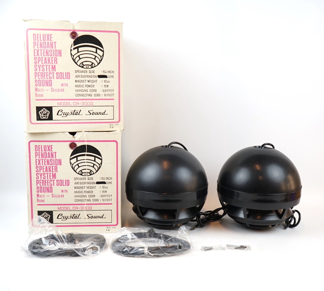 Pendelhögtalare, ett par, Crystal Sound CR-3000.