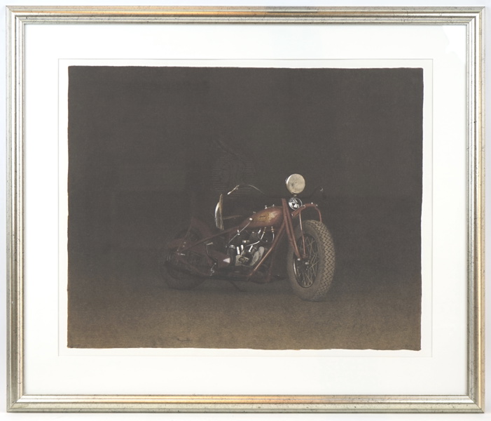 John-E Franzén, ''Ulrikas Indian'', litografi nr 104/250, signerad, 1997.