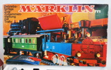 Märklin, tåg, tågbana, hus m.m, ett parti.