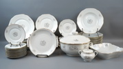 Servisdelar, 89 st, porslin, ALP Lidköping.