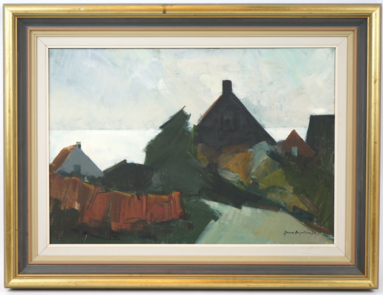 Arne Aspelin, olja på duk, signerad.