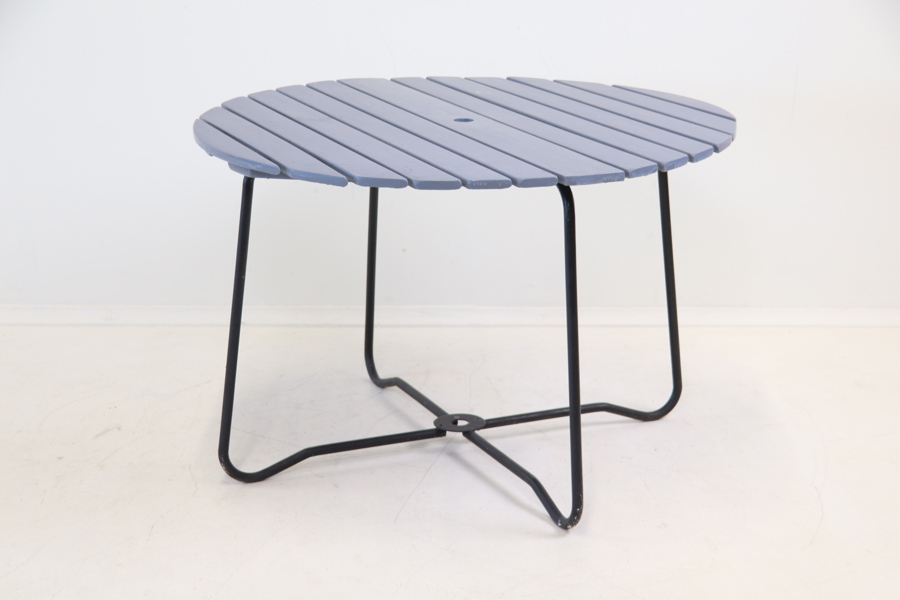 Trädgårdsbord, hopfällbart, trä/metall.