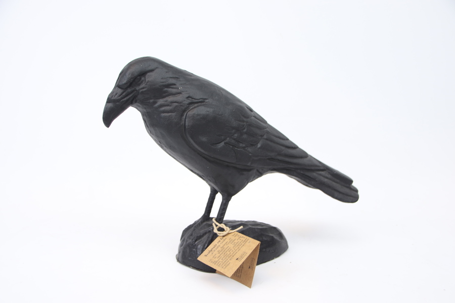 Skulptur, korp, gjutjärn, Wildlife Garden.