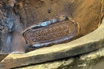 Engelbert Bertel-Nordström, bronsmask, självporträtt, monogramsignerad, daterad 1947.