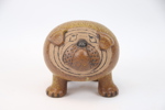 Lisa Larson, figurin, stengods, "Bulldog midi" ur serien Kennel, Gustavsberg.