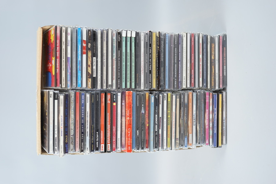 CD-skivor, ett parti, 70-90-tal.