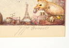 Jeppe Eisner, litografier, 2 st, signerade.