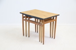 Satsbord, 3 delar, trä.