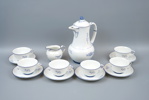 Kaffeservis, 8 delar, porslin, ALP Lidköping.