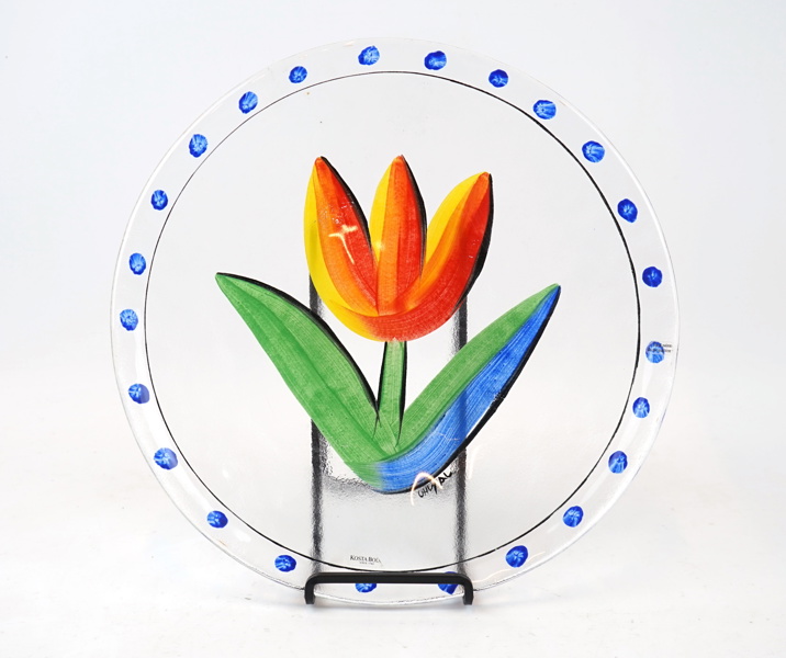 Ulrica Hydman Vallien, fat, glas, ''Tulipa'', Kosta Boda.