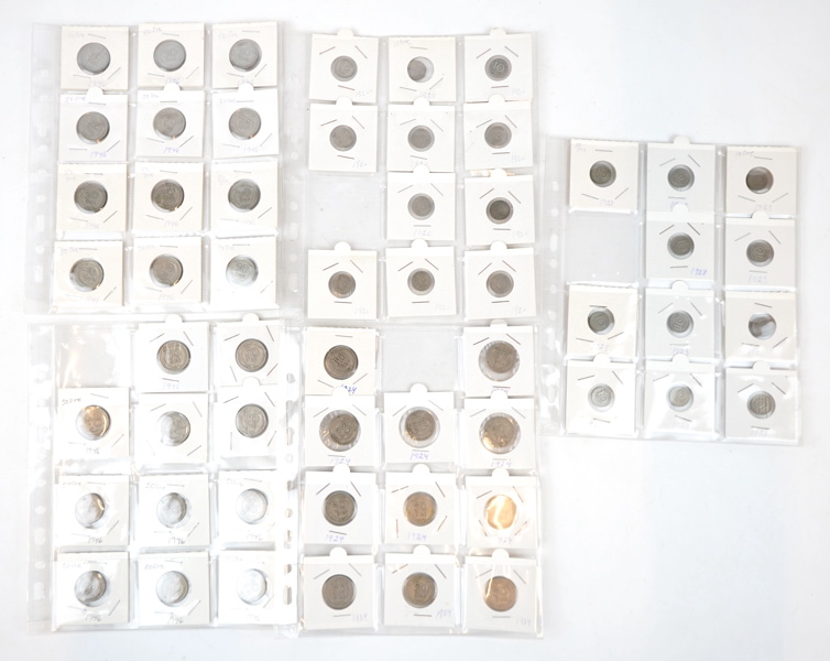 Myntsamling, ett parti, svenska öre.