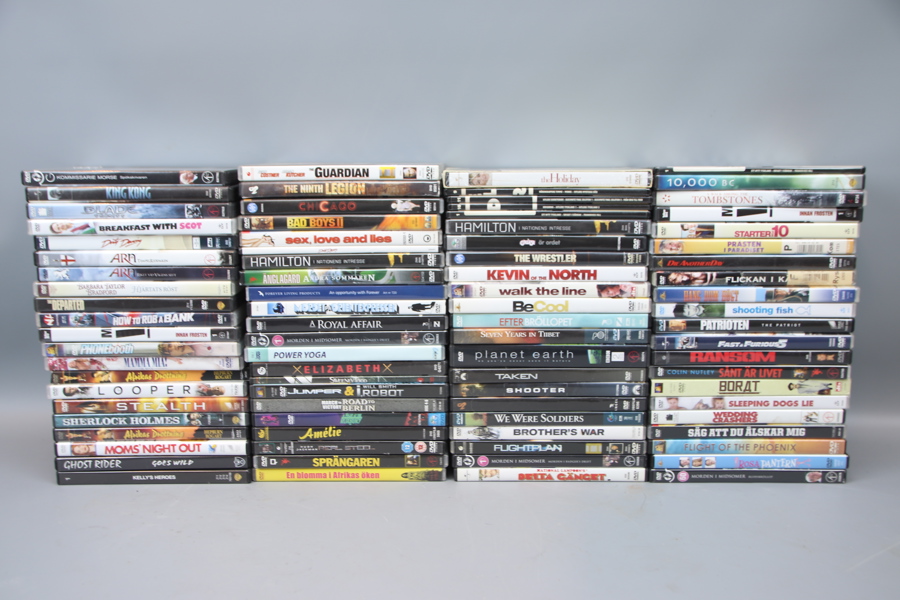 DVD-filmer, ett parti.