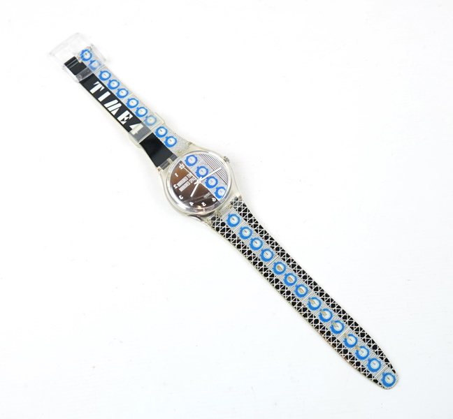 Swatch, armbandsur, Laura Grisi, Artist special, ''Time 4'', 1997.