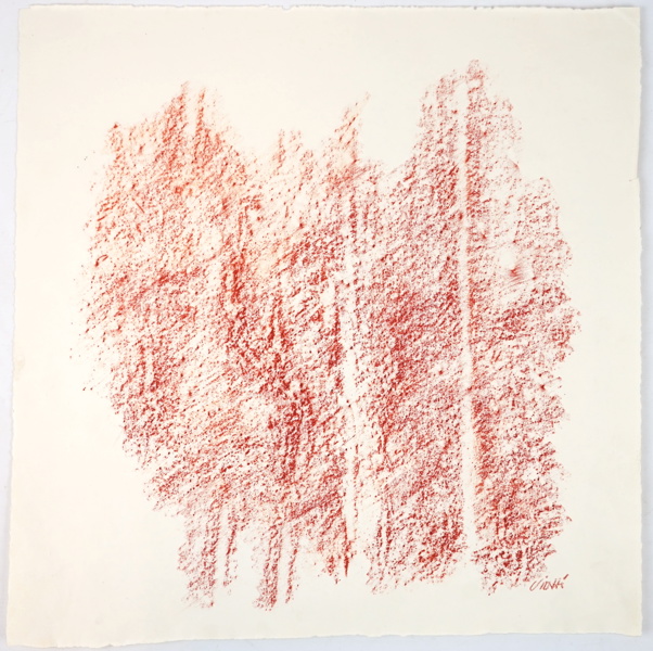 Ulla Viotti, pastell, signerad.