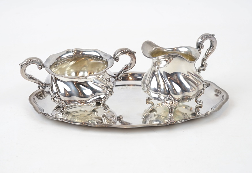 Kaffeservis, 3 delar, silver 830.