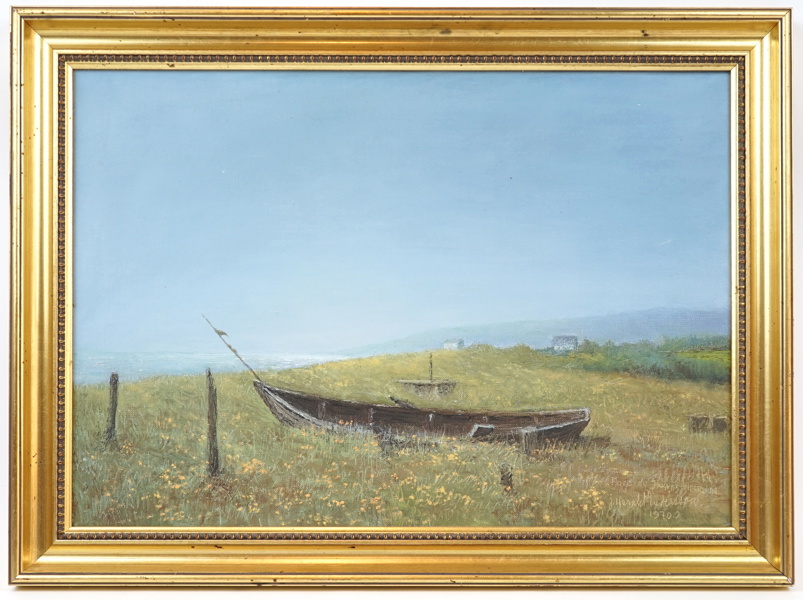 J. Harald Andersson, olja på duk, signerad, 1970.