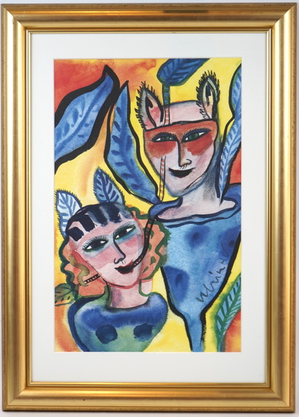 Ulrica Hydman-Vallien, tryck, signerad i trycket.