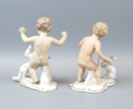 Figuriner, 2 st, porslin, Wallendorf, Tyskland.