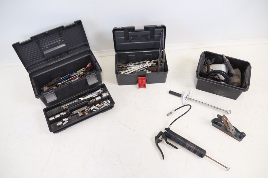 Verktyg, ett parti, bl.a Bahco.