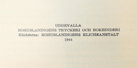 Bok, Svenska Gods och Gårdar Malmöhus Län Mellersta delen, Bohusläningens tryckeri och bokbinderi, 1944.
