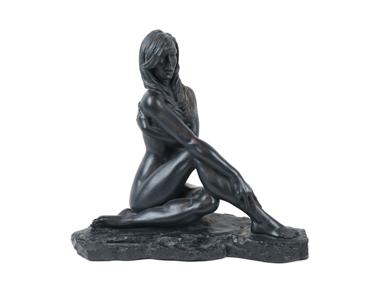 Oidentifierad konstnär, skulptur, keramik, Austin Sculpture.